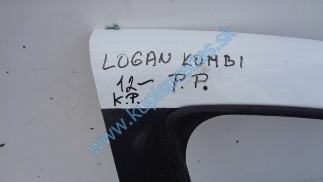 pravé predné dvere na daciu logan kombi, 